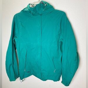 Outdoor Research Womens Jacket Large Green Zip Lightweight Outdoor